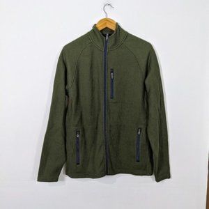 3/15 Tailor Vintage Waffle Fleece Jacket Green NWT